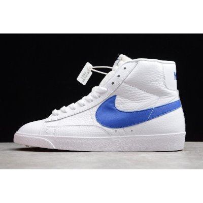 Nike Blazer Mid Retro Beyaz / Kraliyet Mavisi Kaykay Ayakkabı Türkiye - 9SVQRRRR